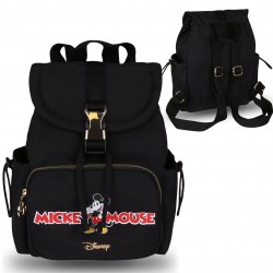 Myszka Mickey Disney Czarny plecak, mały damski plecak 28x15x23cm
