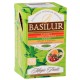 BASILUR Fruit Infusions - Zielona herbata owocowa, 5 smaków w saszetkach 25 x 1,5 g