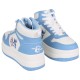 Stitch i Andzia Disney Damskie sneakersy wysokie, niebiesko-białe buty sportowe