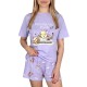 Kubuś Puchatek Disney Damska piżama na krótki rękaw, letnia, bawełniana piżama