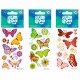 Zestaw kolorowych naklejek motyle, naklejki dla dzieci
