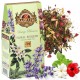 BASILUR VINTAGE BLOSSOMS - Floral Bouquet Zielona herbata liściasta z kwiatowymi nutami i dodatkiem hibiskusa 75 g