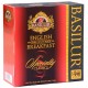 BASILUR English Breakfast- Herbata czarna w saszetkach, 100x2g