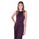 Violet, Sleeveless, Wide Leg, Jumpsuit For Ladies By John Zack