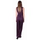 Violet, Sleeveless, Wide Leg, Jumpsuit For Ladies By John Zack