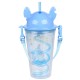 Disney Stitch Transparentny kubek ze słomką/bidon 450ml