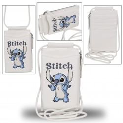 Disney Stitch Saszetka na szyję, podróżna, torebka na telefon i portfel 17x2x10 cm
