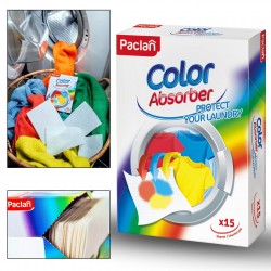 Paclan Color Absorber Chusteczki do prania wyłapujące kolor, 15 chusteczek