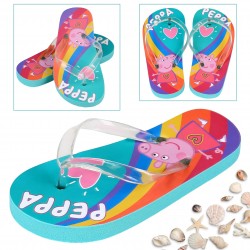 Świnka Peppa Różowe klapki/japonki dziewczęce, klapki na basen dla dziewczynki