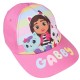 Koci Domek Gabi Różowa, dziewczęca czapka z daszkiem, dla dziewczynki