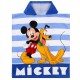 DISNEY Myszka Mickey Pluto Dziecięcy ręcznik, poncho z kapturem dla chłopca 50x115 cm OEKO-TEX