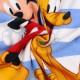 DISNEY Myszka Mickey Pluto Dziecięcy ręcznik, poncho z kapturem dla chłopca 50x115 cm OEKO-TEX