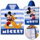 DISNEY Myszka Mickey Pluto Dziecięcy ręcznik, poncho z kapturem dla chłopca 50x115 cm OEKO-TEX