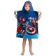 MARVEL Avengers Dziecięcy ręcznik, poncho z kapturem dla chłopca 50x115 cm OEKO-TEX