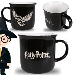 Harry Potter Kubek ceramiczny, czarny z białym wnętrzem 410 ml