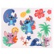 DISNEY Stitch Naklejki na ścianę z tropikalnym motywem 50 cm x 39 cm