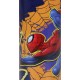 SpiderMan aluminiowy bidon, granatowa butelka z paskiem i adresówką 600ml