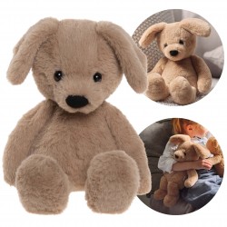 Charlie Bears Maskotka piesek Ruff, z serii Bear&Me, wyjątkowa przytulanka dla dzieci, 30 cm