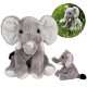 Charlie Bears Olifant mascotte, uit de Cuddle Cubs serie, een kleine pluche ideaal voor baby&#039;s, 13 centimeter