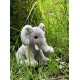 Charlie Bears Mascota elefante, de la serie Cuddle Cubs, un pequeño peluche ideal para bebés, 13 centímetros