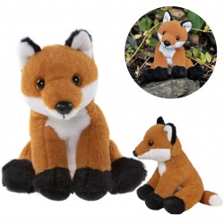 Charlie Bears Mascotte renard, de la série Cuddle Cubs, petite peluche idéale pour les bébés, 13 centimètres