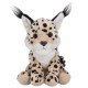 Charlie Bears Mascota Lynx, de la serie Cuddle Cubs, un pequeño peluche ideal para bebés, 13 centímetros