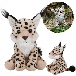 Charlie Bears Luchs-Maskottchen, aus der Serie Cuddle Cubs, ein kleiner Plüsch ideal für Babys, 13 Zentimeter