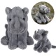 Charlie Bears Neushoorn mascotte, uit de Cuddle Cubs serie, een kleine pluche ideaal voor baby&#039;s, 13 centimeter