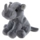 Charlie Bears Mascotte Rhino, de la série Cuddle Cubs, une petite peluche idéale pour les bébés, 13 centimètres