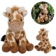 Charlie Bears Mascotte girafe, de la série Cuddle Cubs, une petite peluche idéale pour les bébés, 13 centimètres