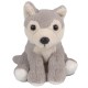 Charlie Bears Wolf mascot, from the Cuddle Cubs series, a small plush ideal for babies, 13 centimetres