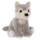 Charlie Bears Wolf mascot, from the Cuddle Cubs series, a small plush ideal for babies, 13 centimetres