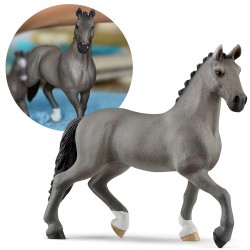 Schleich Horse Club - Cheval Étalon de race selle français, figurine pour enfants de 5 ans et plus