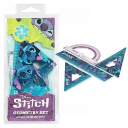 DISNEY Stitch Zestaw przyborów szkolnych, przybory geometryczne