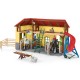 SLH42485 Schleich Farm World - Stajnia dla koni z wyposażeniem