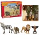 SLH42721 Schleich Wild Life - Zestaw czterech dzikich zwierząt na start, Afryka, figurka dla dzieci 3+