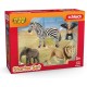 SLH42721 Schleich Wild Life - Zestaw czterech dzikich zwierząt na start, Afryka, figurka dla dzieci 3+