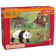 SLH42736 Schleich Wild Life - Zestaw czterech dzikich zwierząt na start, Azja, figurka dla dzieci 3+