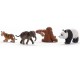 SLH42736 Schleich Wild Life - Zestaw czterech dzikich zwierząt na start, Azja, figurka dla dzieci 3+