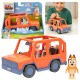 Bluey Zestaw samochód 4x4 + figurka Chilli, figurki dla dzieci 3+