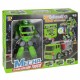 Groene robot/vuilniswagen 4in1, transformerende robot, auto voor kinderen 3+ MEGA CREATIVE