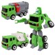 Green robot/trash truck 4in1, transforming robot, car for children 3+ MEGA CREATIVE