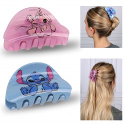 Stitch and Angel Disney plastic hair clips 2 pcs.