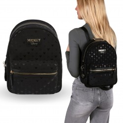 Mickey Mouse Disney Black Women's Backpack, roomy, city backpack 33x24x11cm