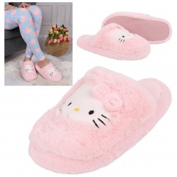 Hello Kitty Women's slippers, pink slippers, furry home shoes