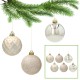 Gouden kerstballen, kerstballen set, kerstboom ornamenten 6cm, 6 stuks