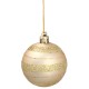 Set of gold Christmas tree decorations, Christmas tree baubles, set of 20 pieces