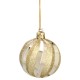 Set of gold Christmas tree decorations, Christmas tree baubles, set of 20 pieces