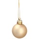 Set of gold Christmas tree decorations, Christmas tree baubles, set of 20 pieces