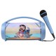 Disney Lilo i Stitch Przenośny głośnik Bluetooth z mikrofonem, stereo 27,6 x 15,7 cm